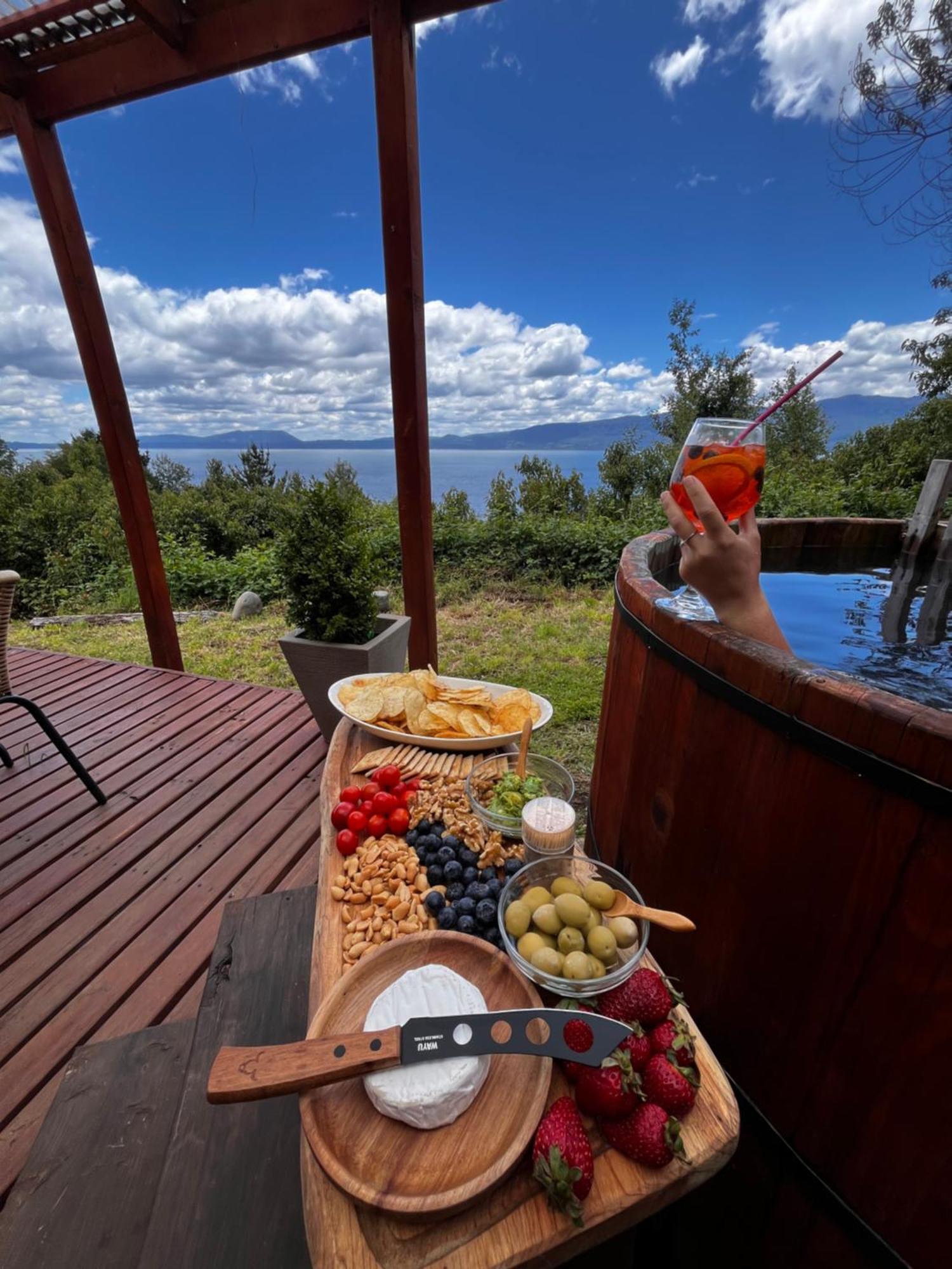 Cabanas Ayalen Con Vista Al Lago Pucón Екстериор снимка